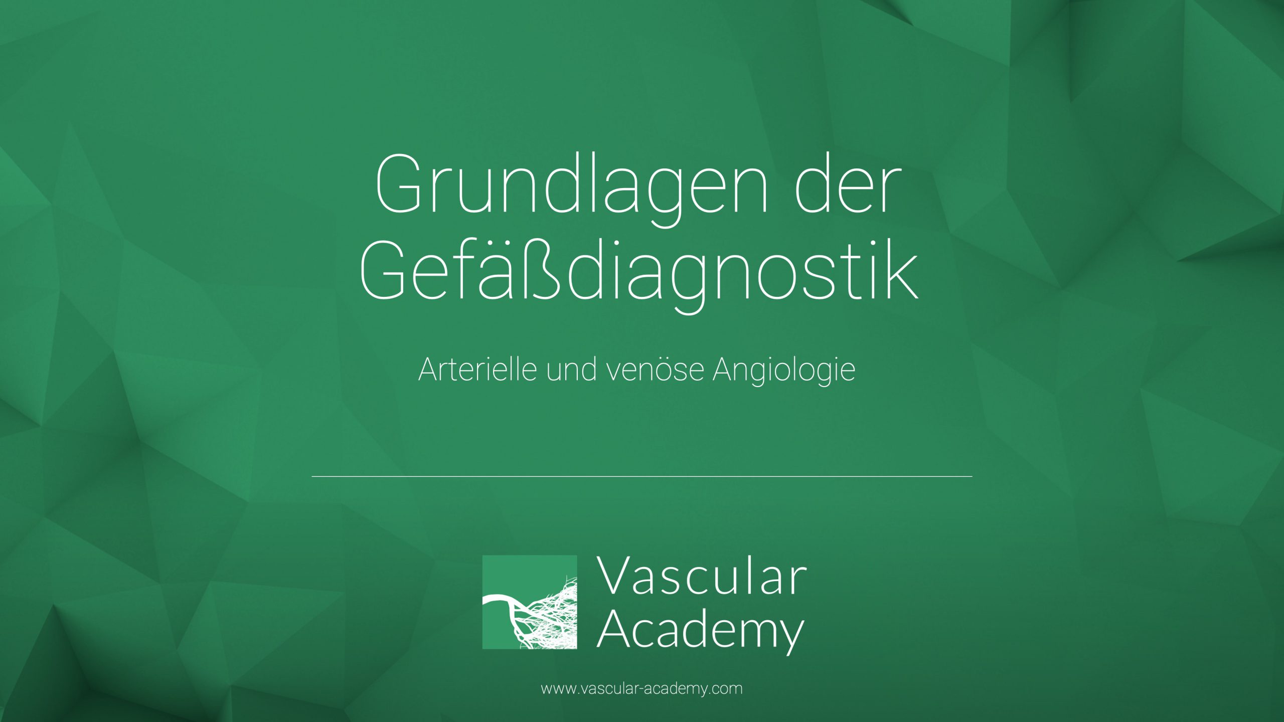 Grundlagen der Gefäßdiagnostik